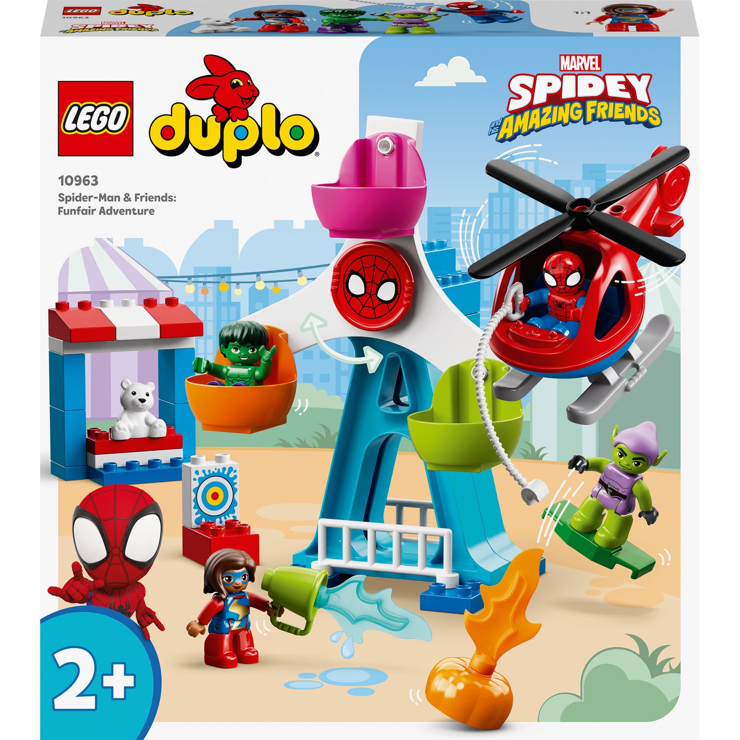 LEGO Duplo 10985 L'éolienne et la voiture électrique, Jouet Voiture pour  Enfants Dès 2 Ans, Garçons et Filles, Jouets Éducatifs avec Figurines pas  cher 