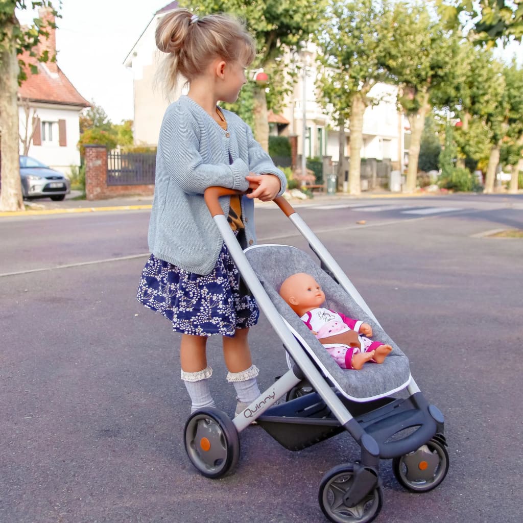 Chaise haute Smoby 3 en 1 Bébé Confort Gris - Accessoire poupée