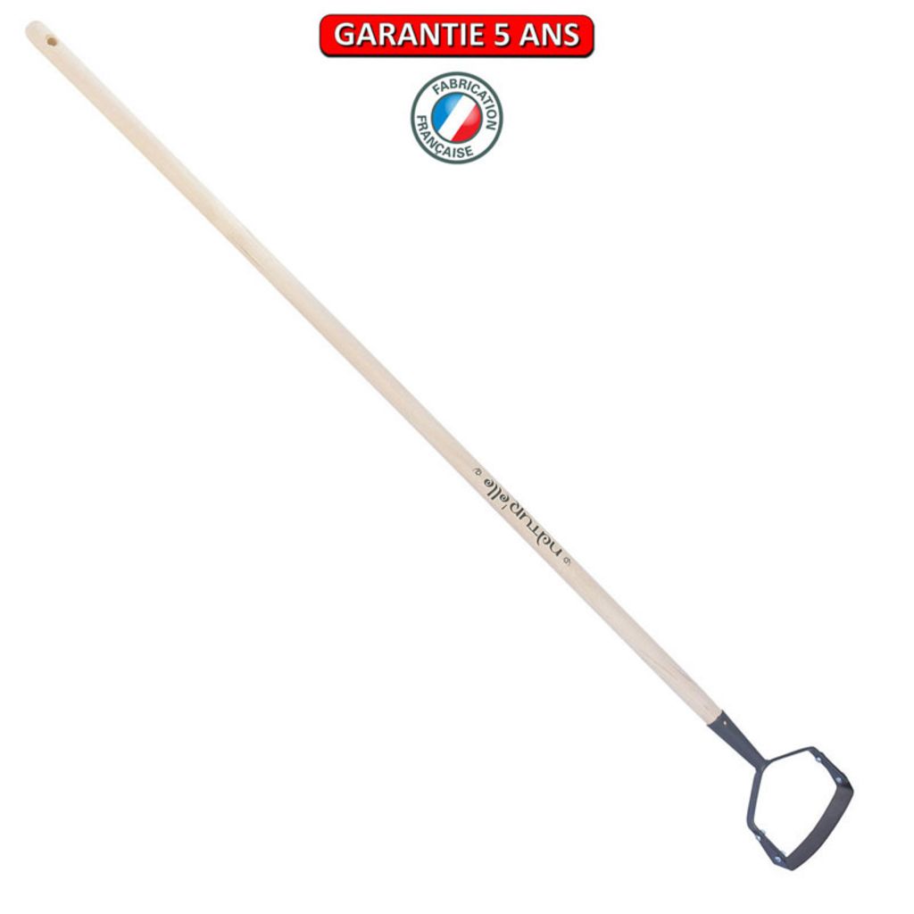 Outils Perrin Grattoir lame de 14 cm, manche 130cm - Gris algue