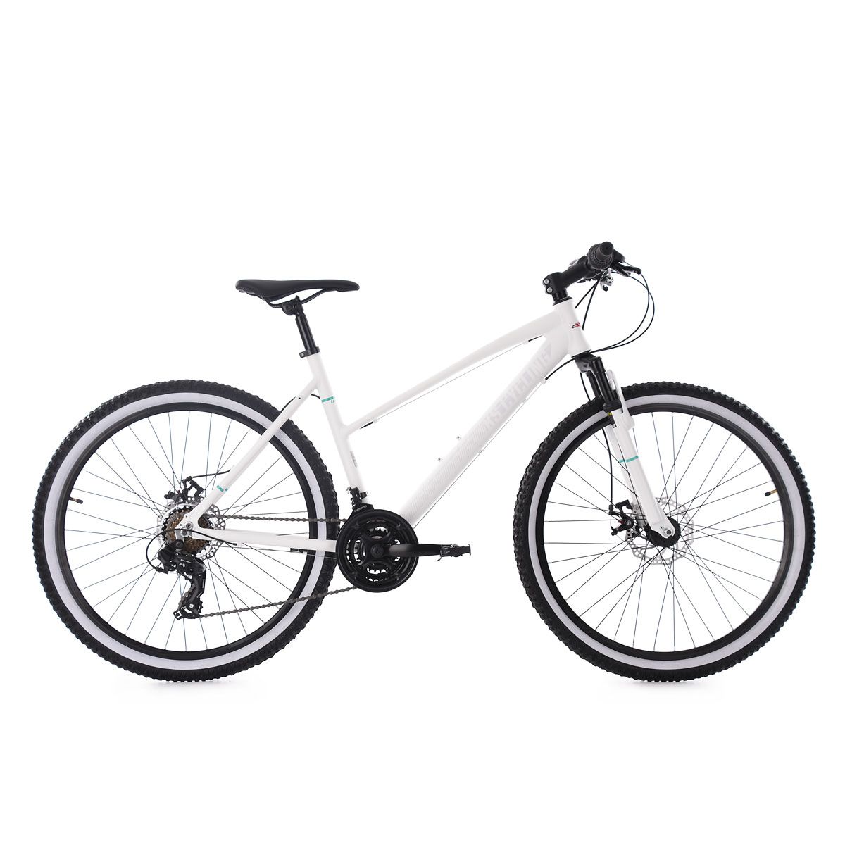 VTT Femme semi rigide 26 Larrikin aluminium blanc TC 48 cm KS