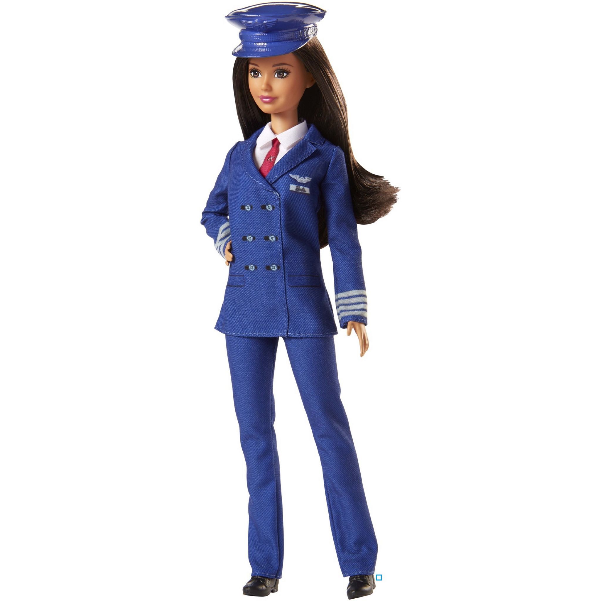BARBIE Poupée Barbie Métiers de rêves - Pilote d'avion pas cher 