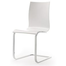 NOUVOMEUBLE Chaise blanche de salle à manger design ROMY (lot de 2)