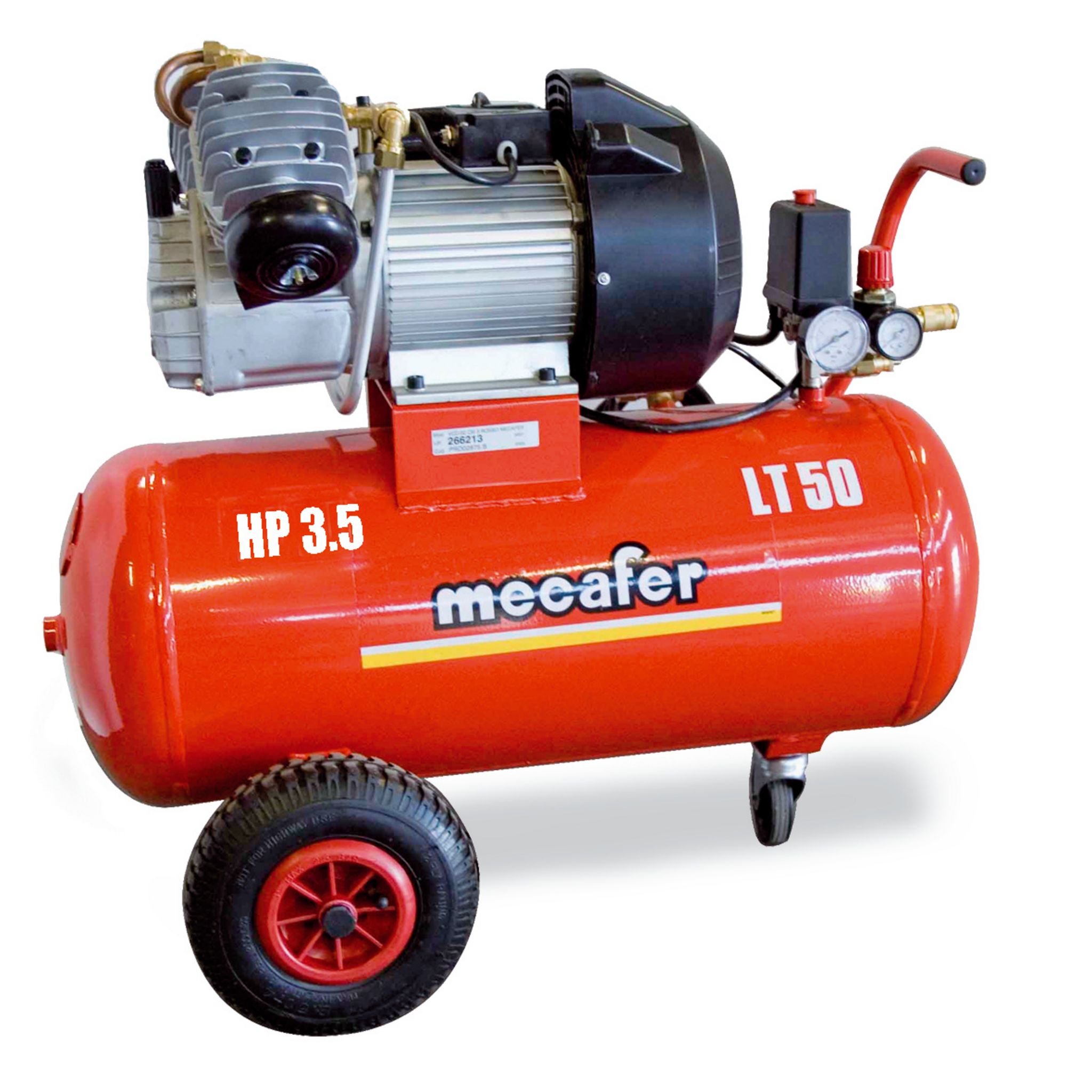 Compresseur Mecafer - 2 Cv / 50l / 8 Bar