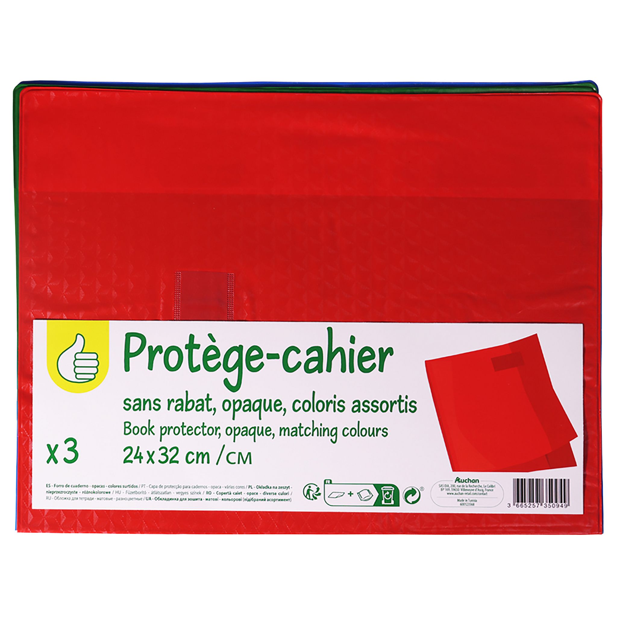 Auchan Pouce Cahier 24x32, 192 pages pas cher 