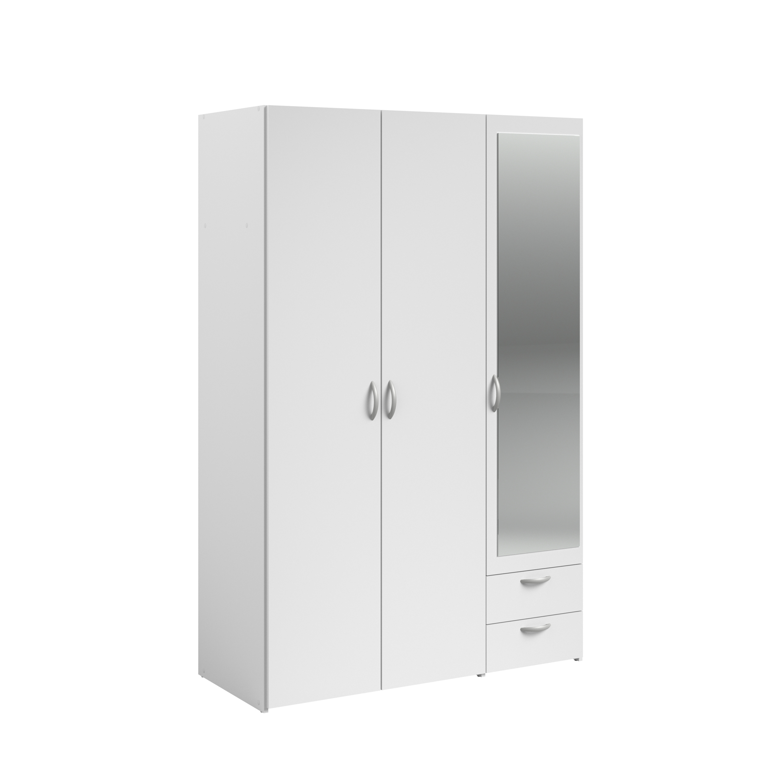 Armoire 3 portes 2 tiroirs L167xH209xP60cm GENEVE