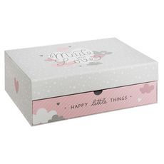 Coffret naissance Welcome rose