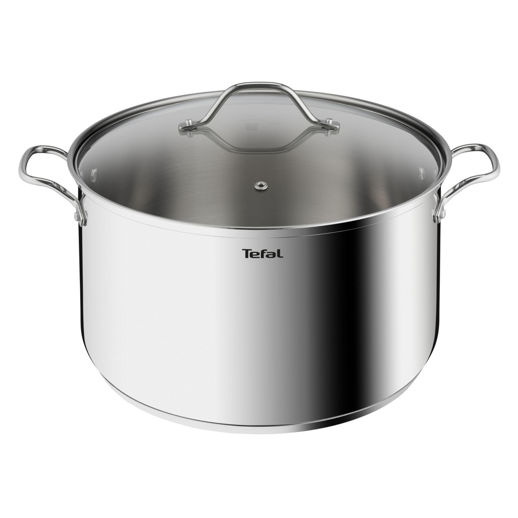 TEFAL Faitout Intuition XL inox 28 x 23 cm, 12 L, Compatible