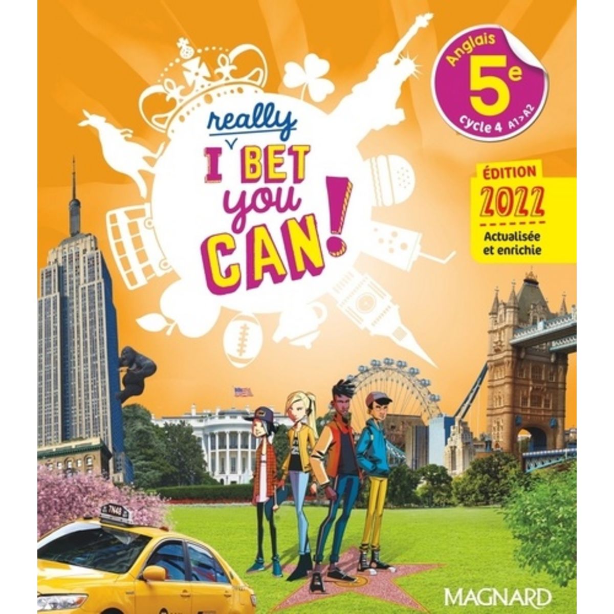 I Bet You Can 5eme ANGLAIS 5E CYCLE 4 A1>A2 I REALLY BET YOU CAN! EDITION 2022, Jaillet  Michelle pas cher - Auchan.fr