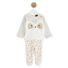 In Extenso Pyjama Peluche 2 Pieces Renard Bebe Garcon Pas Cher A Prix Auchan