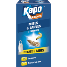 Insecticide diffuseur tablette mites et larves de vêtements KAPO, 16 gr