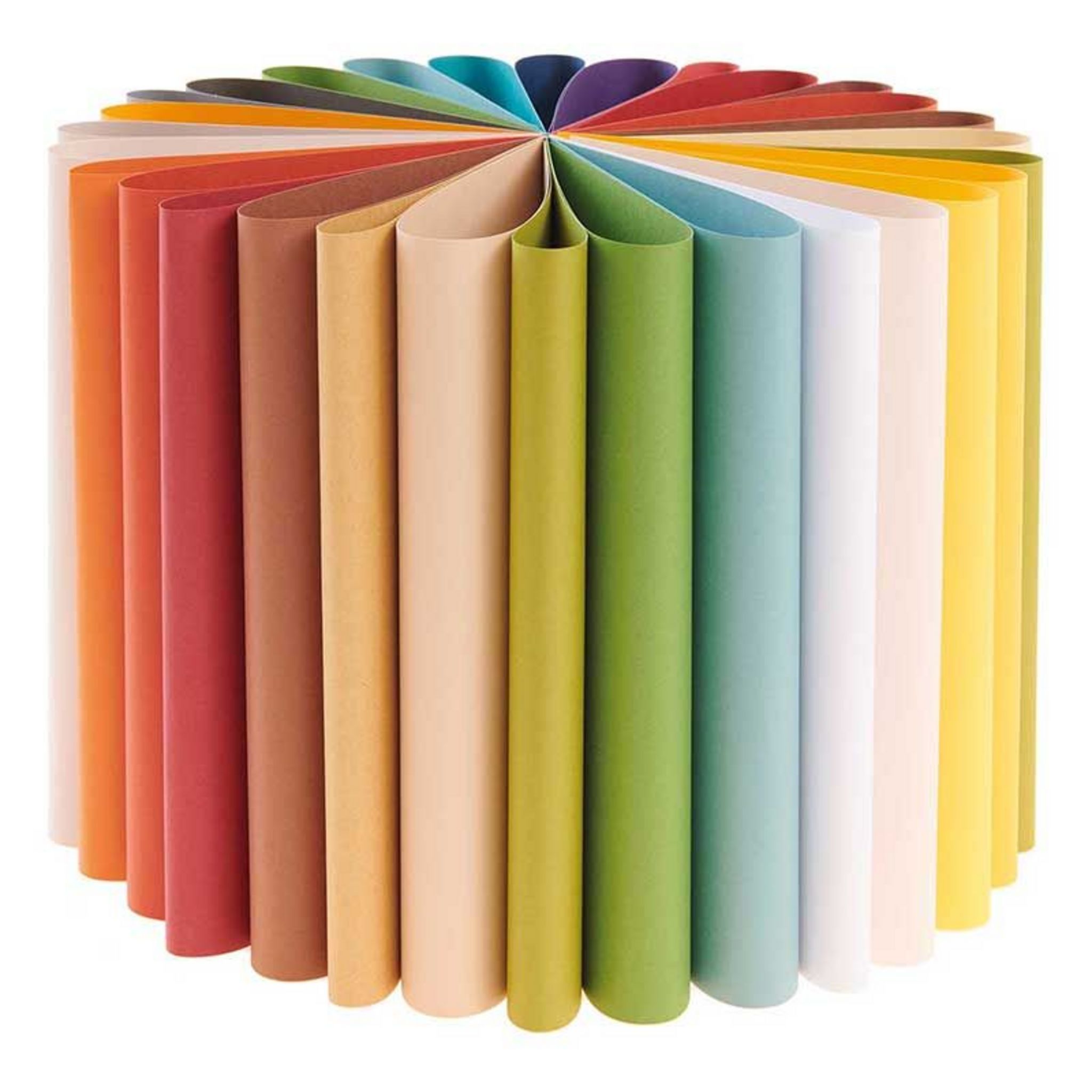 RICO DESIGN 30 feuilles de papier A4 180 g - Couleur terre pas cher 