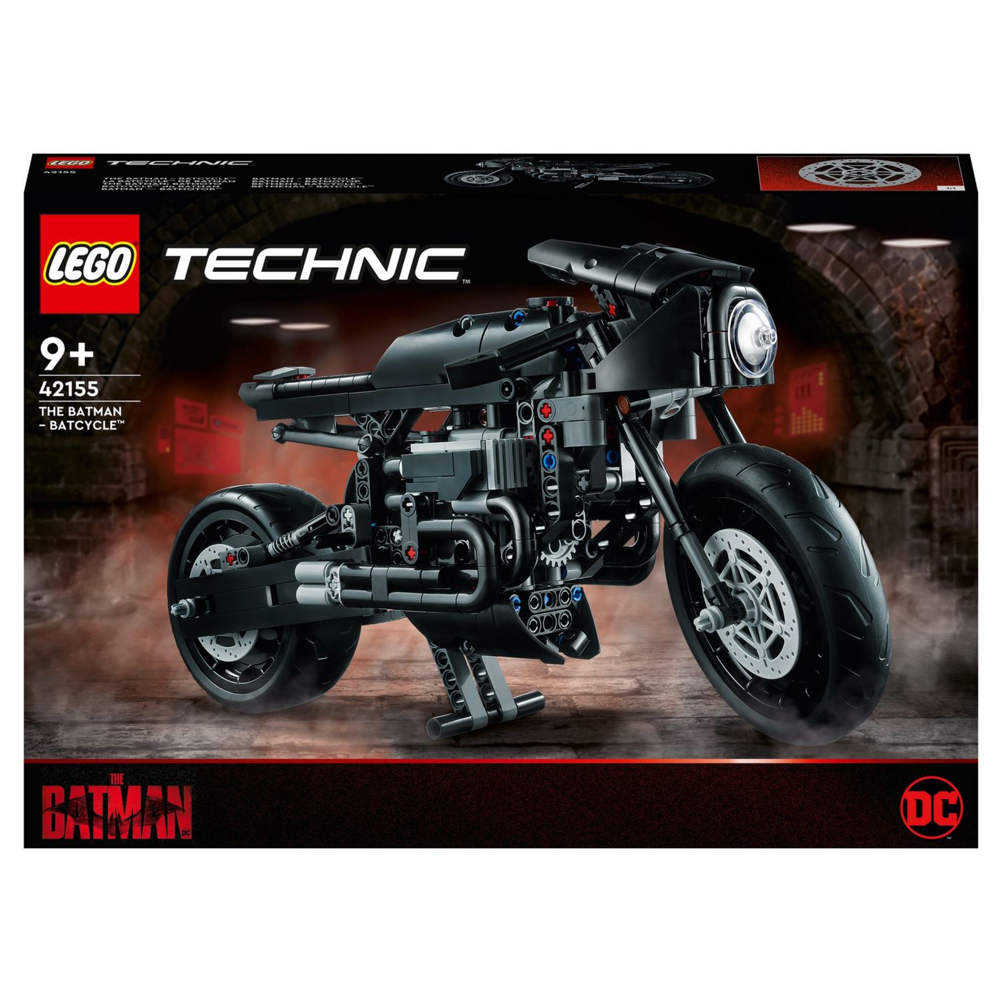 LEGO Technic 42155 - Le Batcycle de Batman, Jouet de Moto à