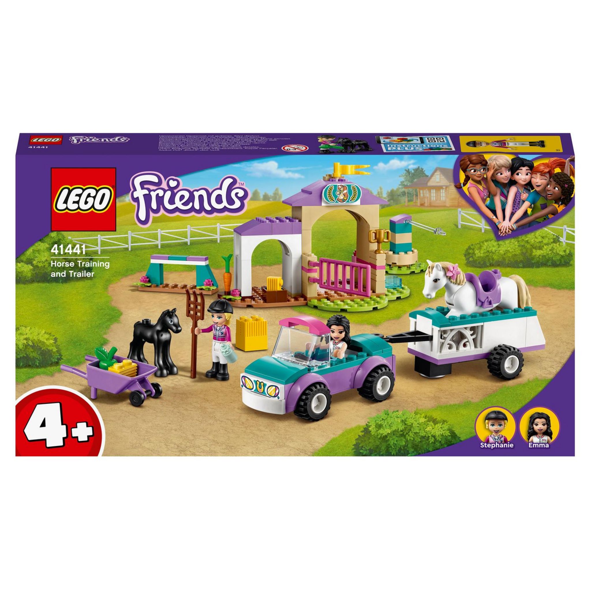 LEGO 41746 Friends Le Dressage Équestre, Jouet de Chevaux et Poney