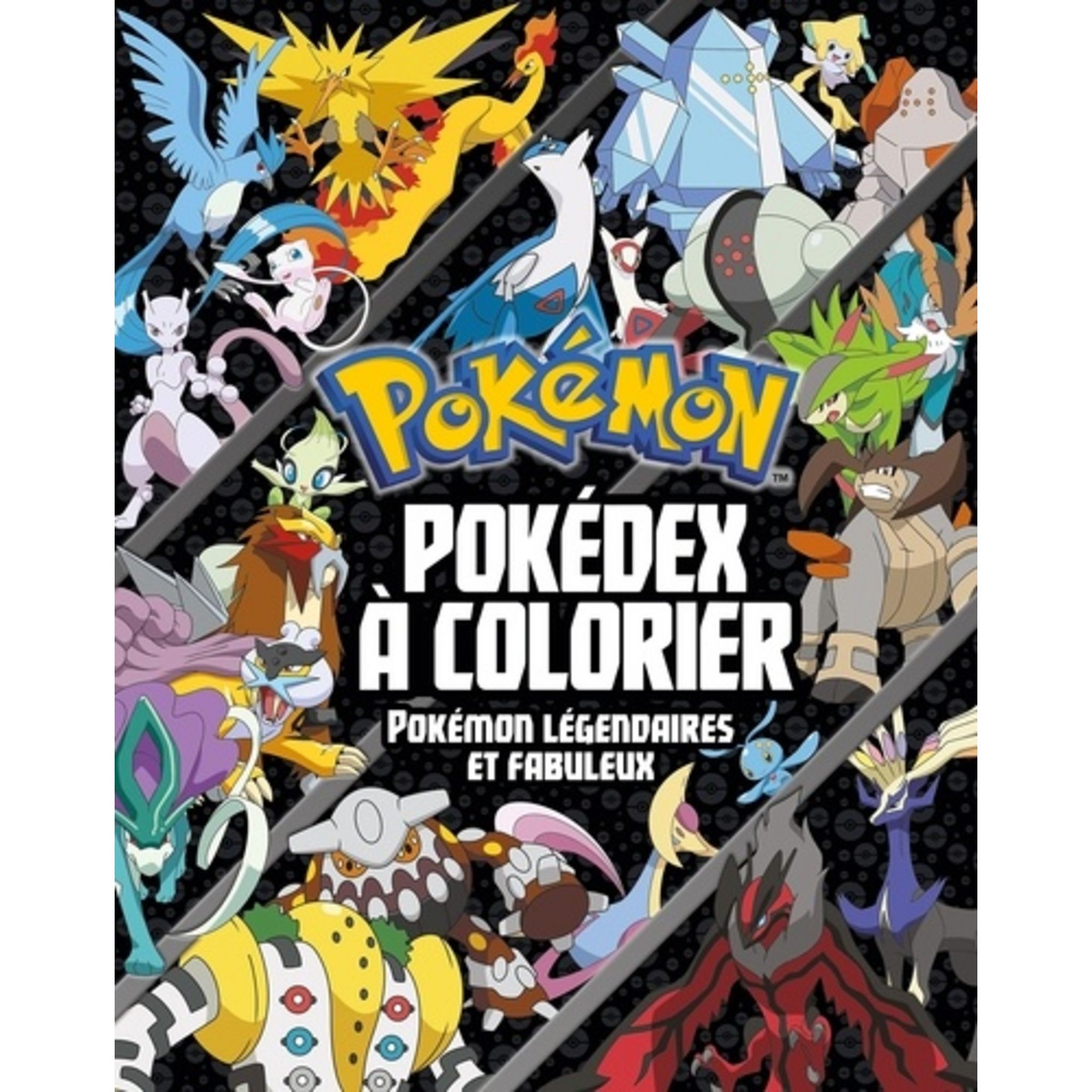 Imprimer Coloriage Pokemon Legendaire POKEDEX A COLORIER. POKEMON LEGENDAIRES ET FABULEUX, Hachette Jeunesse pas  cher - Auchan.fr