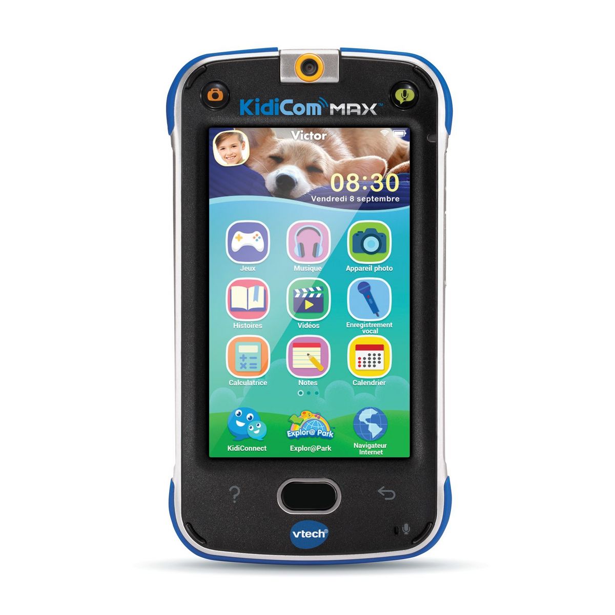 Téléphone Portable enfant - KidiCom Max Bleu