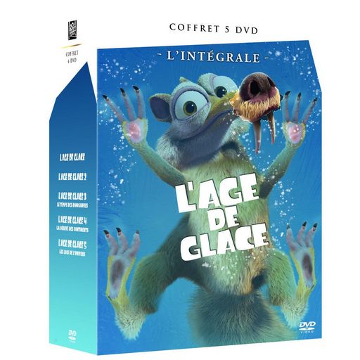 Coffret DVD L'Àge de glace L'intégrale - 5 films pas cher 