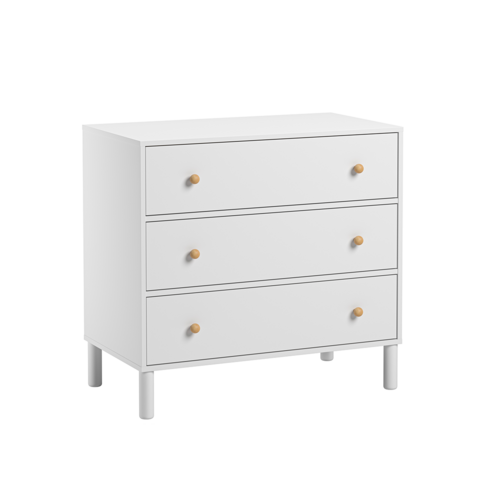 Commode TELA Blanc/Bois VOX, Vente en ligne de Commode à langer