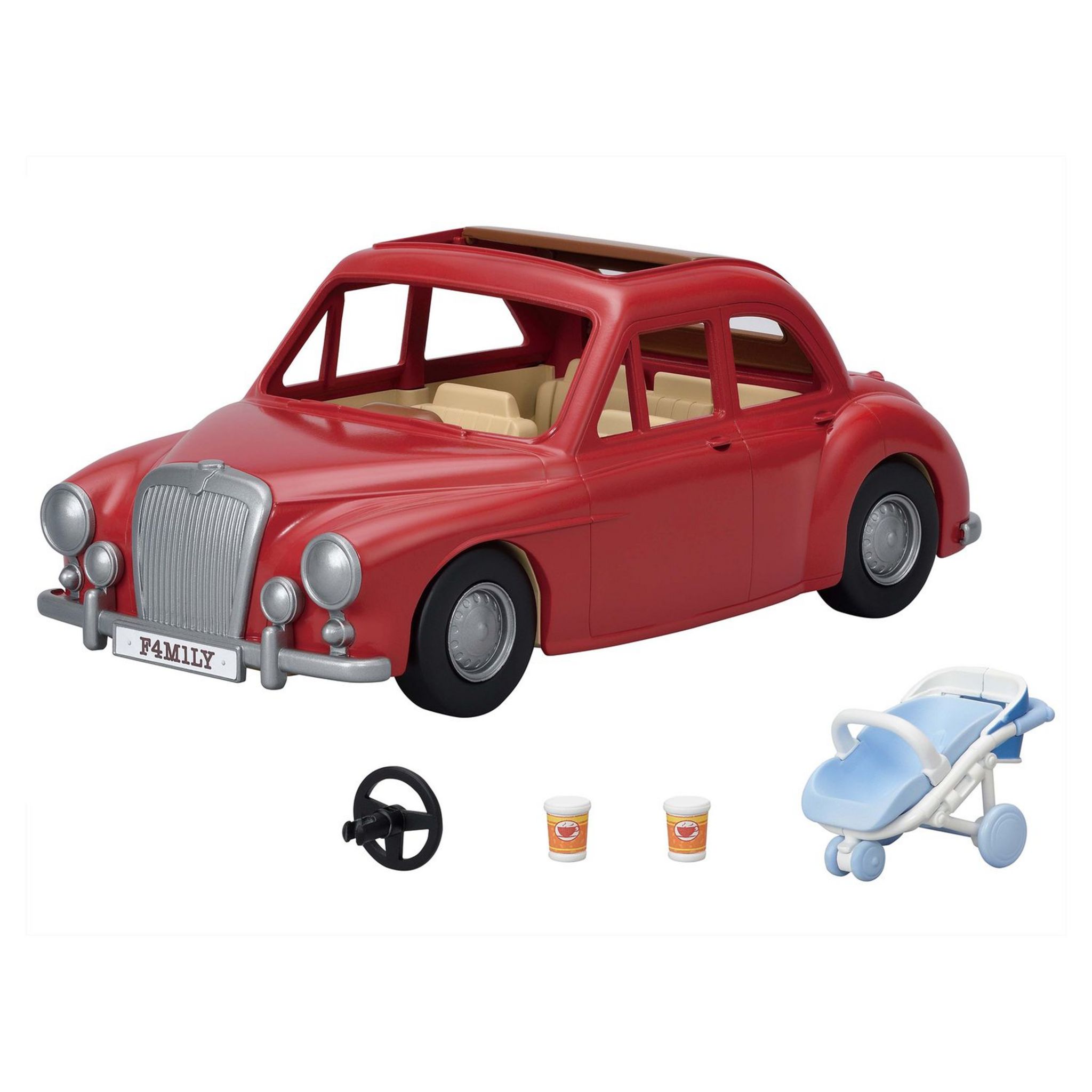 Sylvanian families - 5040 - le tricycle et mini voiture bébés - La Poste