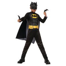 RUBIES Déguisement Panoplie Batman + Batarangs - Taille M - 5/6 ans