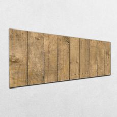 MARCKONFORT Tête de lit Rustic 100x60 cm, Imitation Bois, MDF avec imprimé réaliste