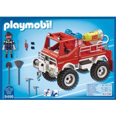 PLAYMOBIL 9466 - City Action - 4x4 de pompier avec lance-eau