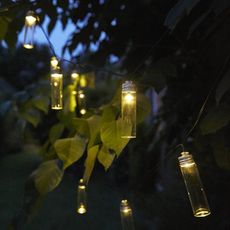 Luxform Lampes de fete de jardin LED solaires 14 pcs Gordo Transparent