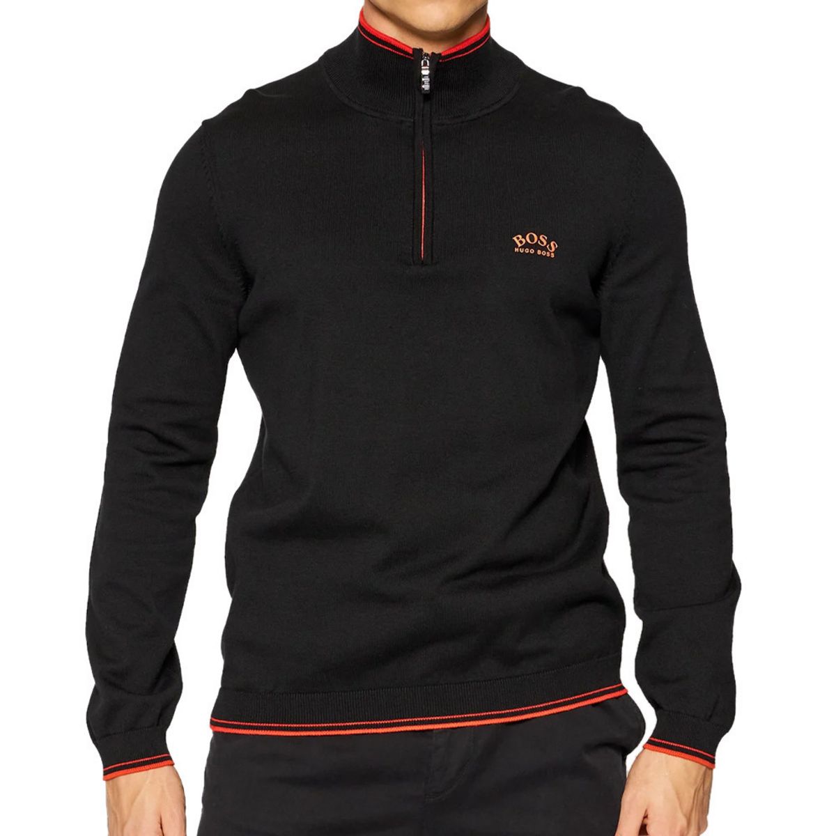 Sweat Noir Homme Hugo Boss Zitom pas cher Auchan