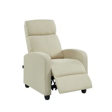Fauteuil relax push back TENNESSEE (Ecru)