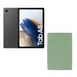 SAMSUNG Tablette GALAXY TAB A8 10.5" 64GO ANTHR - Gris + Protection tablette PROT TAB A8 10.5 - Vert