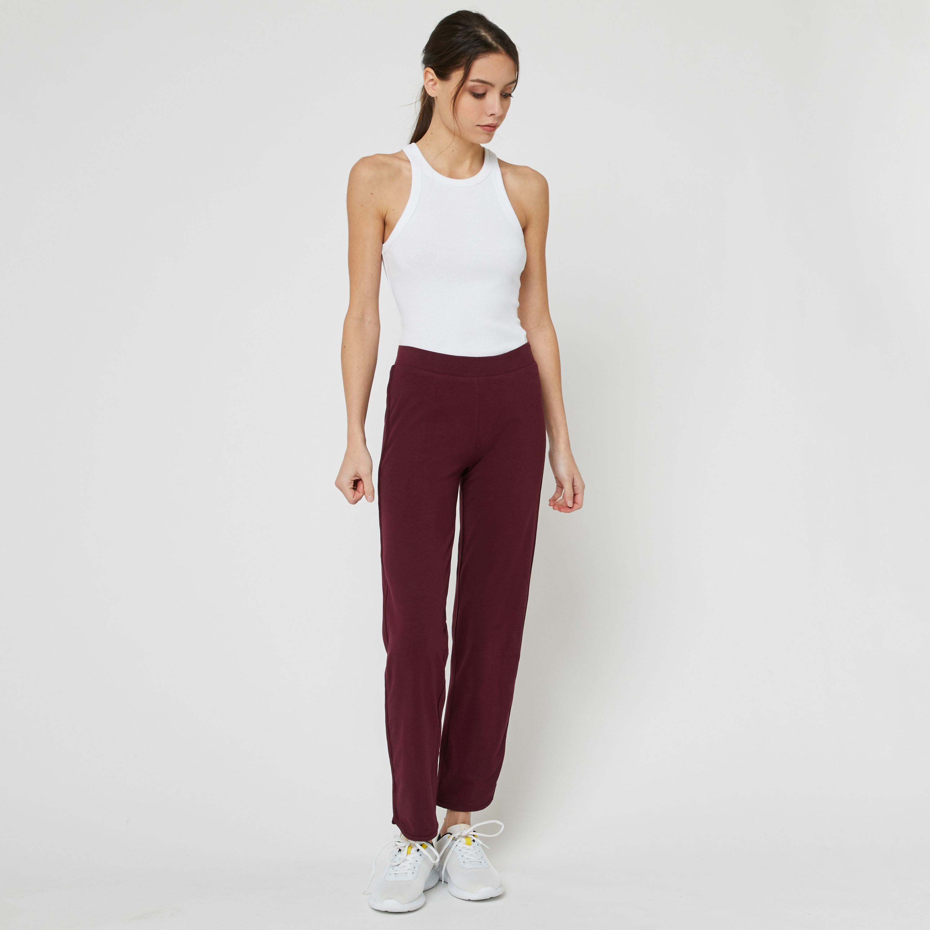 INEXTENSOSPORT Pantalon de sport rougge bordeaux femme pas cher