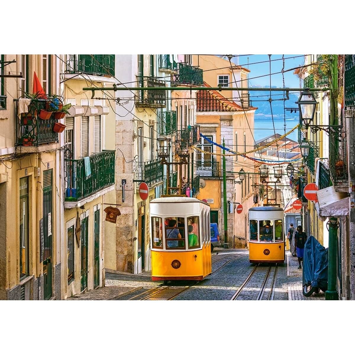 Castorland Puzzle 1000 pièces : Tramway de Lisbonne, Portugal