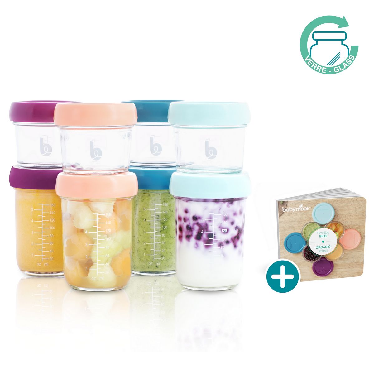 Babymoov Babybols En Verre Multiset X 8 Pas Cher A Prix Auchan