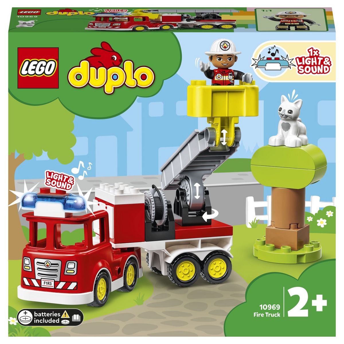 Duplo le Camion et la pelleteuse, engin de chantier jouet pour les Enfants  de 2 Ans et plus pour améliorer leur motricité fine