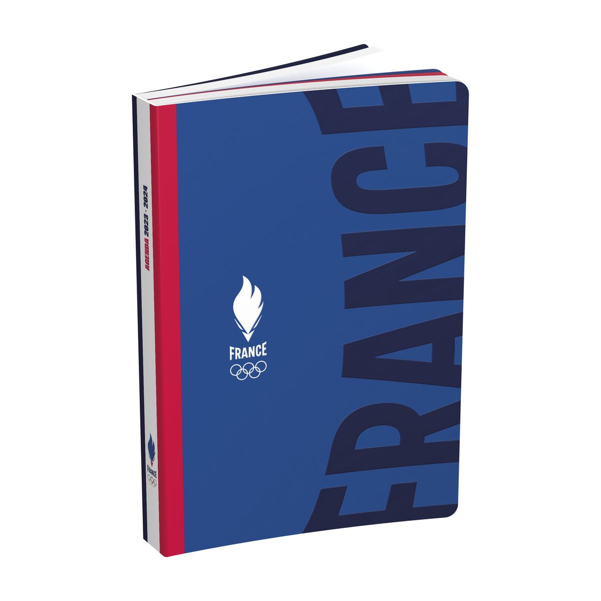 PARIS 2024 Agenda scolaire journalier 12x17 cm bleu France 20232024