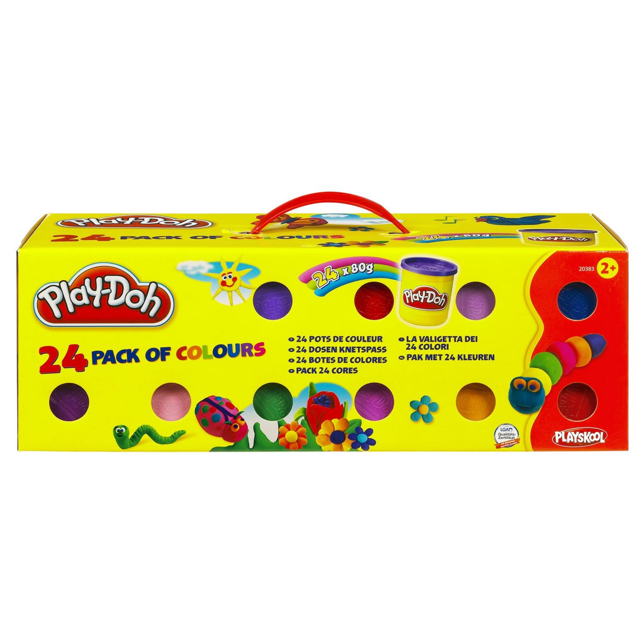 Play-Doh – 20 Pots De Pate A Modeler - Super Couleurs - 84 G Chacun