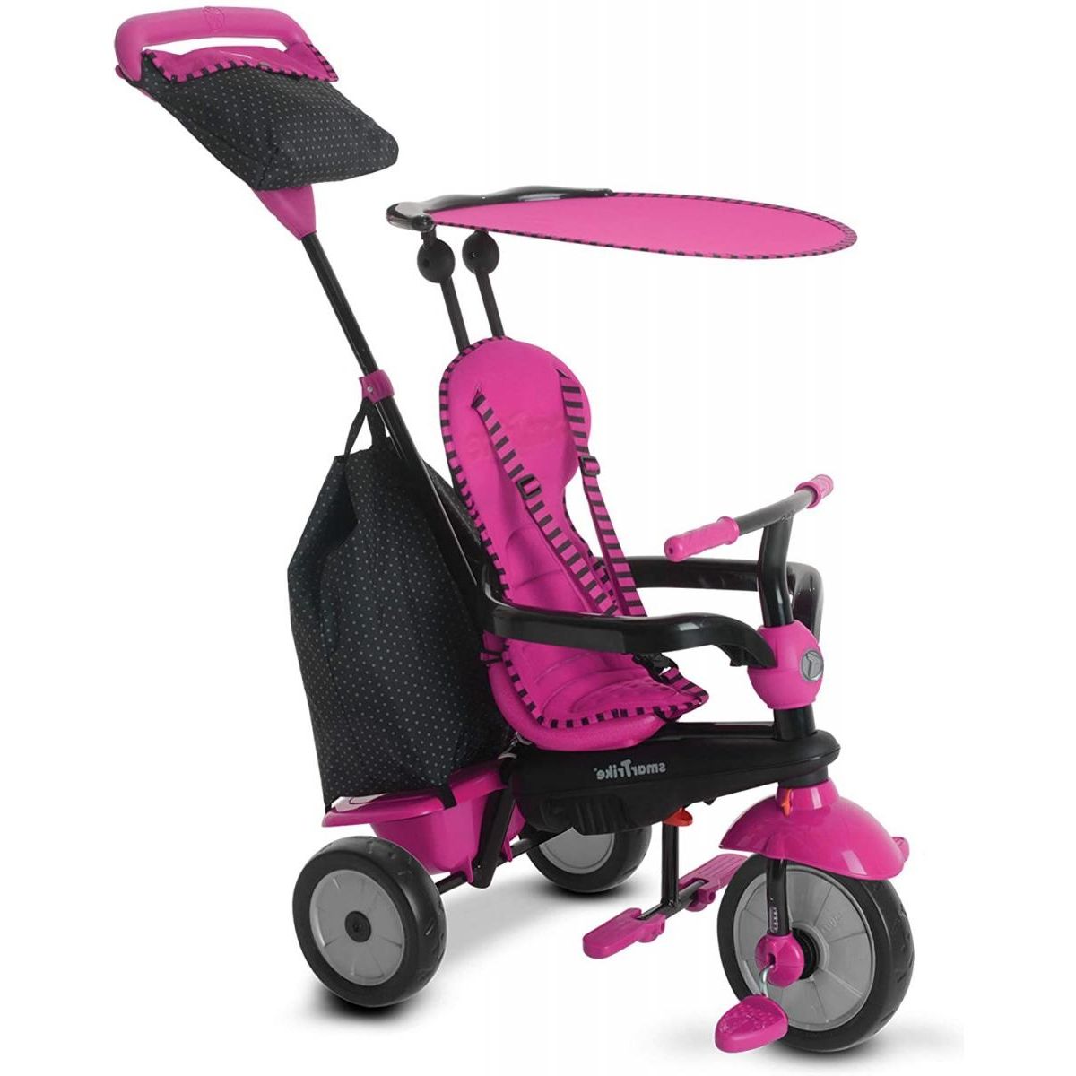 SMARTRIKE Tricycle Glow Rose pas cher Auchan