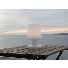 Lumisky Mini lampe à poser rechargeable sans fil LED blanc chaud dimmable LADY MINI H 22 cm