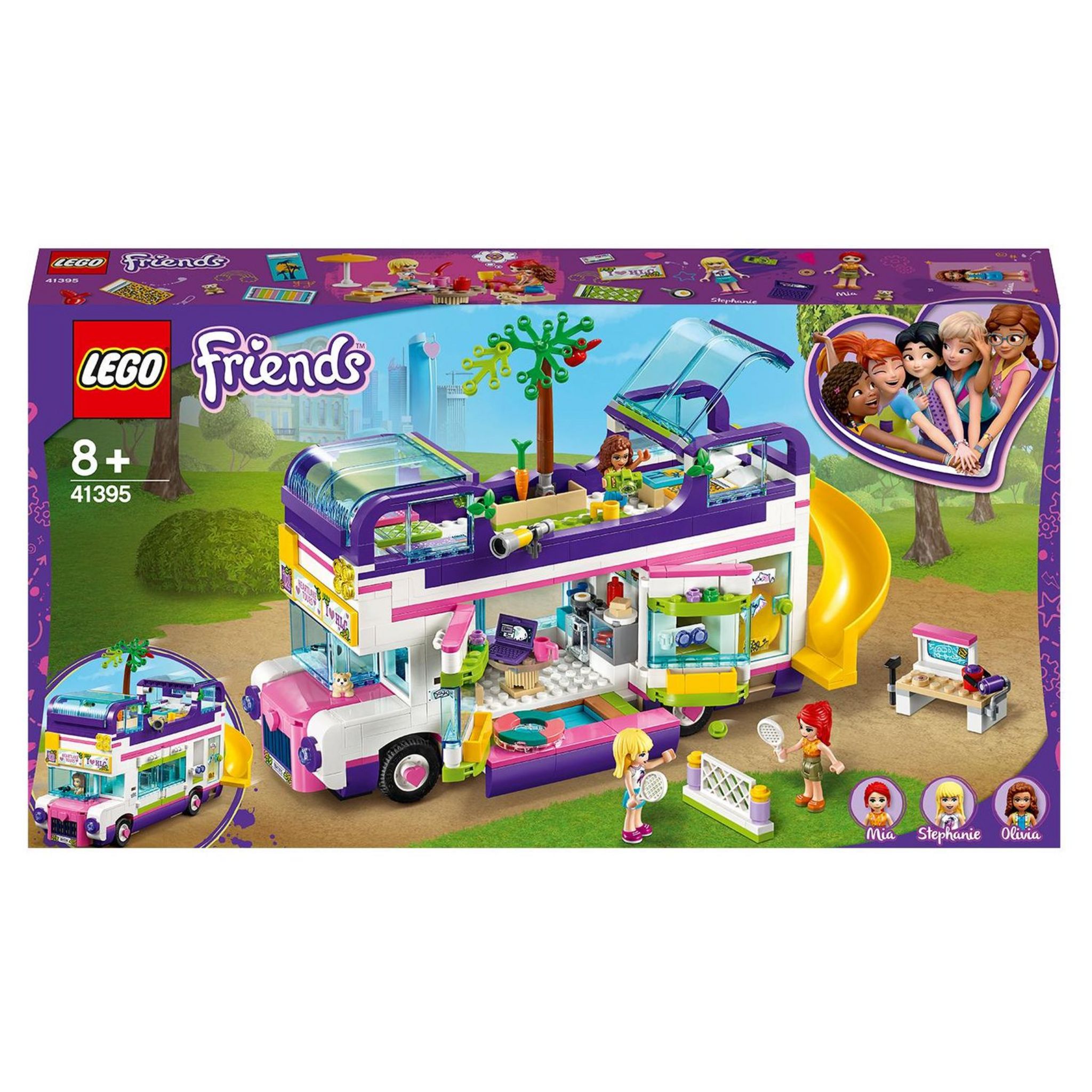 LEGO LEGO Friends 41758 Le Calendrier de l'Avent 2023, avec 24 Cadeaux dont  8 Figurines d'Animaux, 2 Mini-Poupées, Cadeau Noël pas cher 