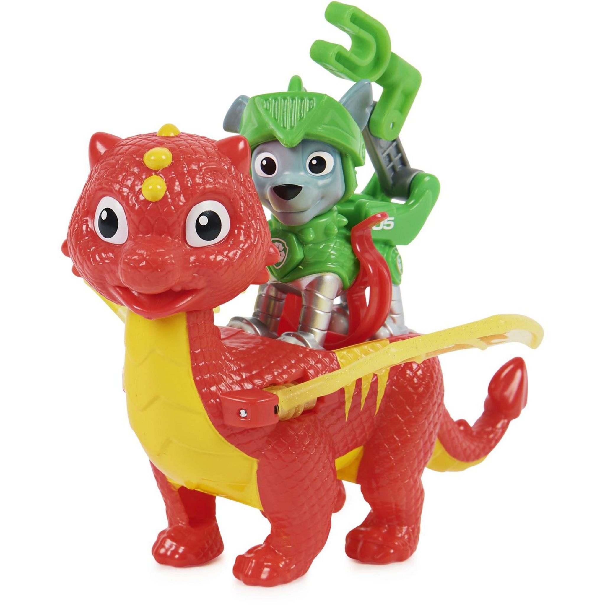 Pat' Patrouille Rescue Knights - Pack 2 Figurines Chiot + Dragon