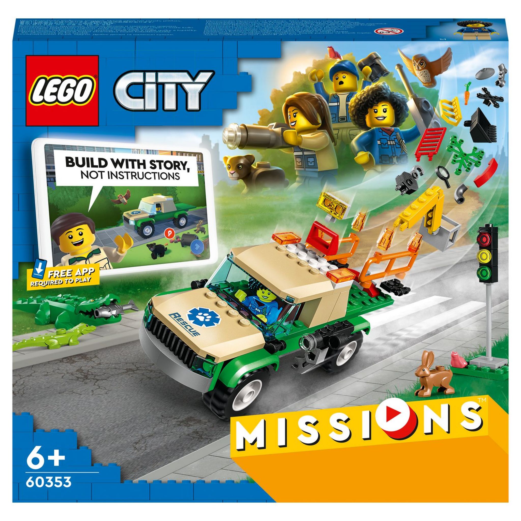LEGO City Wildlife 60301 - Le tout-terrain de sauvetage des animaux  sauvages pas cher 