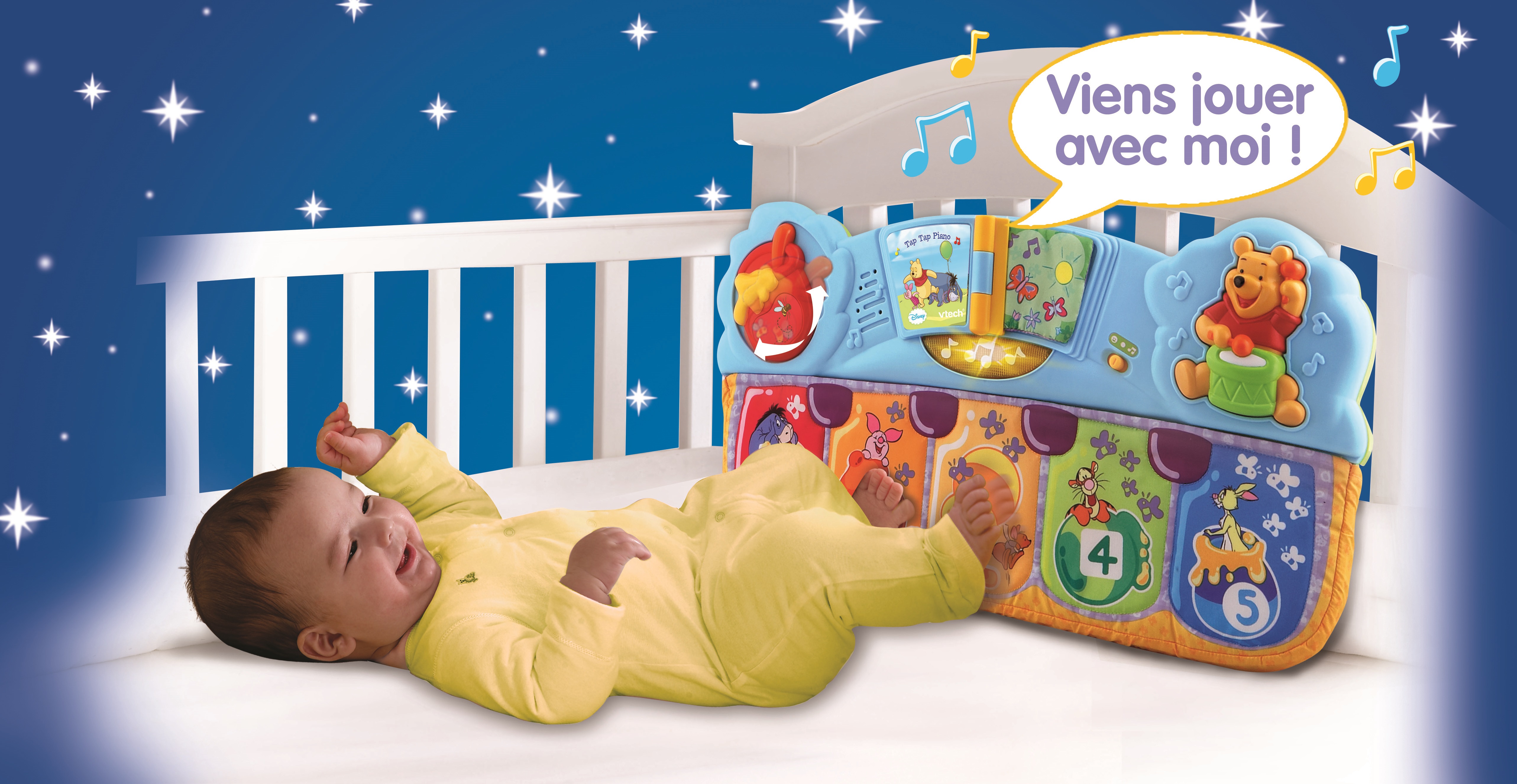 Vtech Tap Tap Piano Winnie L Ourson Disney Pas Cher A Prix Auchan
