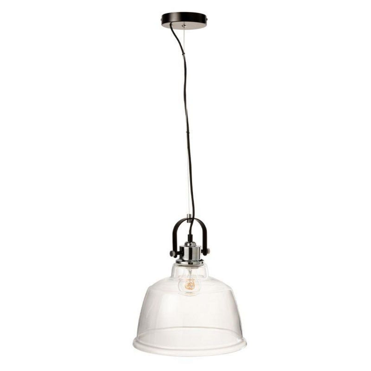 Paris Prix Lampe Suspension Design  Magali  175cm Transparent