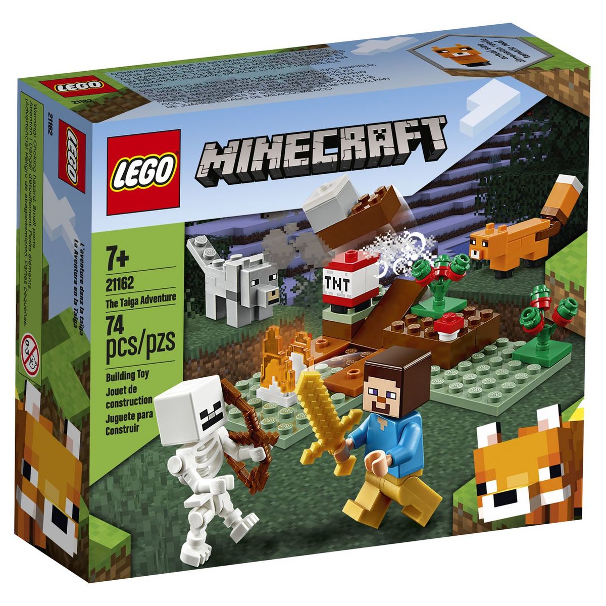 LEGO Minecraft 21162 - Aventures dans la Taïga pas cher 