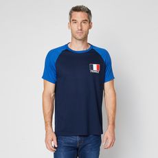 IN EXTENSO T-shirt manches courtes France coupe du monde homme (Bleu marine)