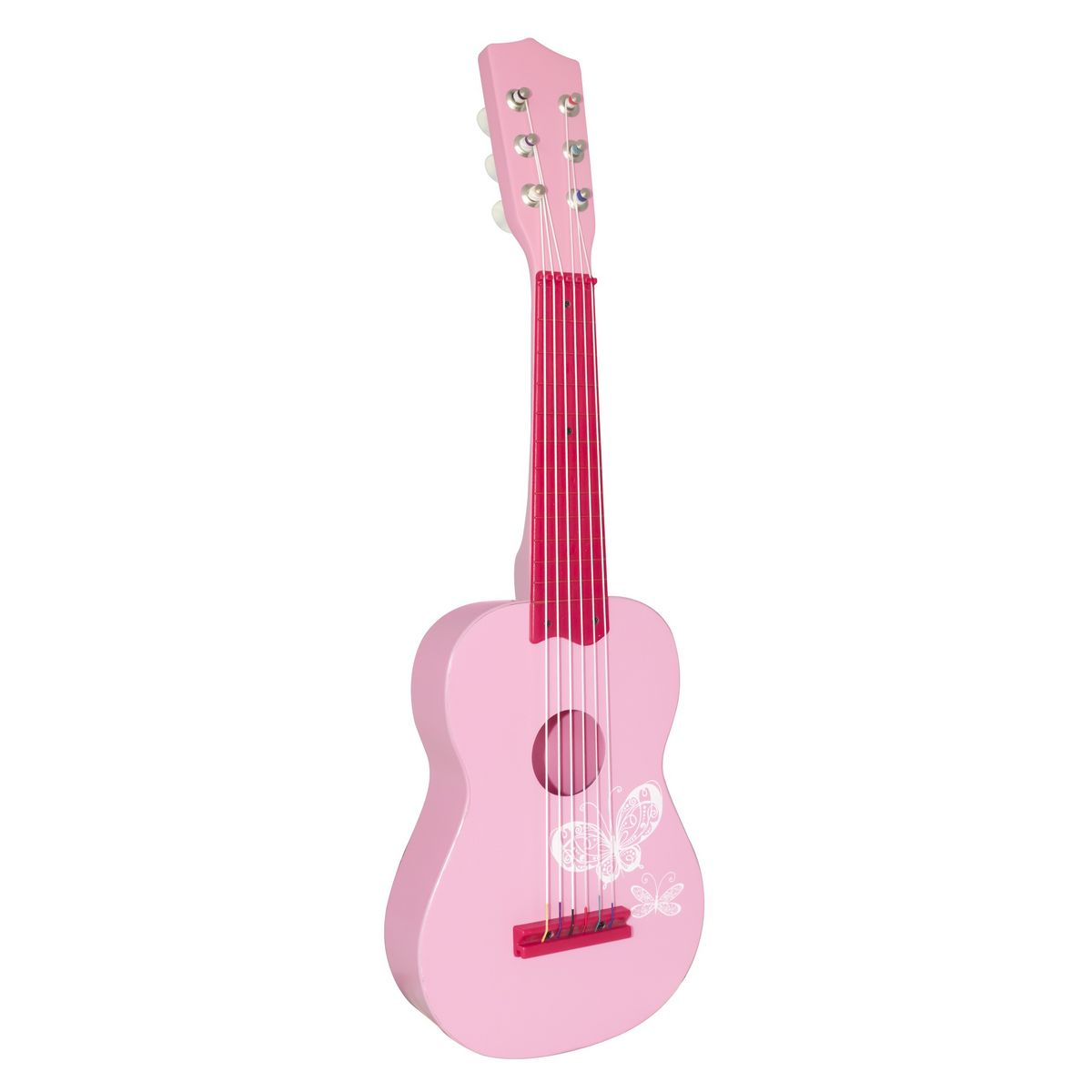 Ma première guitare en bois 53,4 cm - Rose