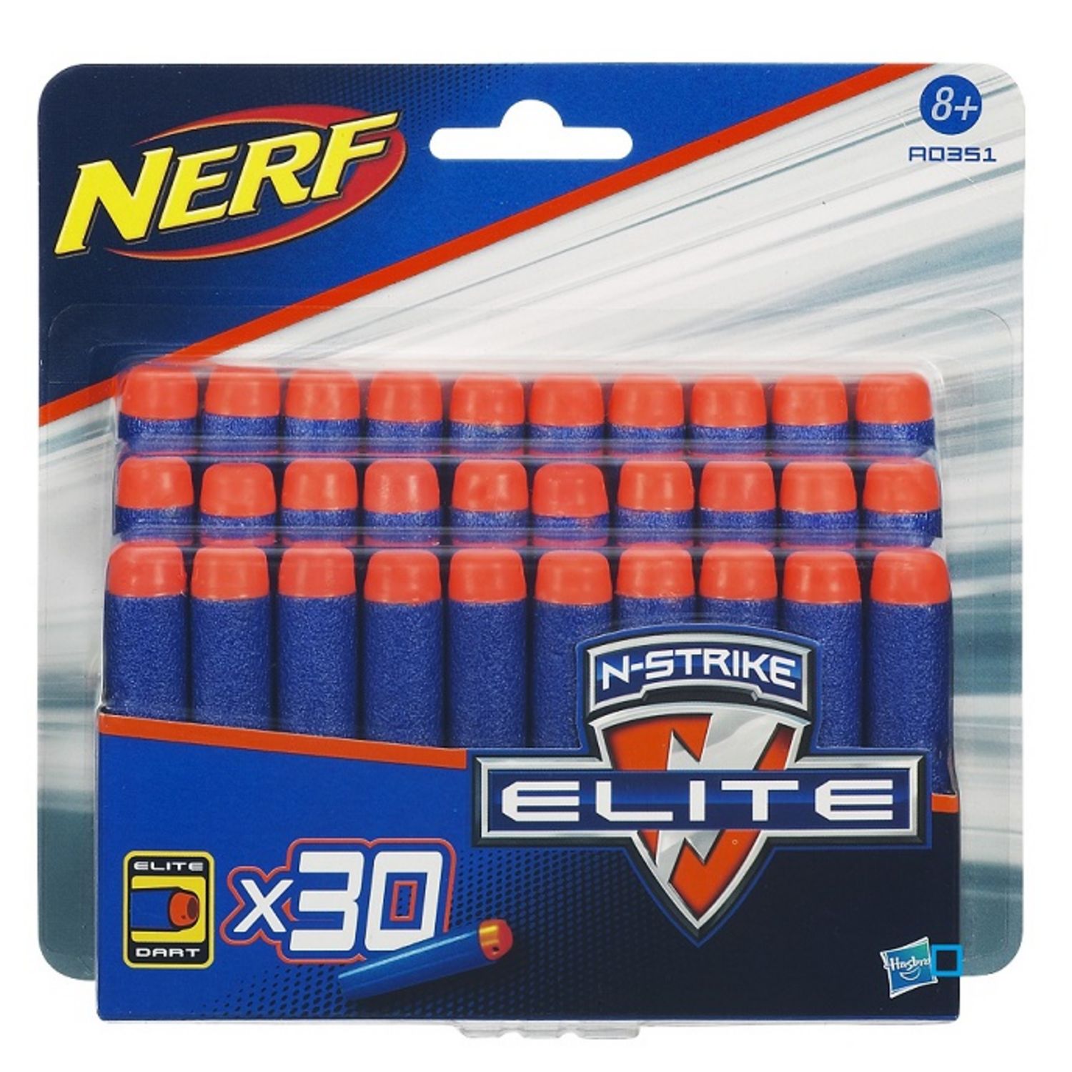 30 Fléchettes de recharge Nerf Elite
