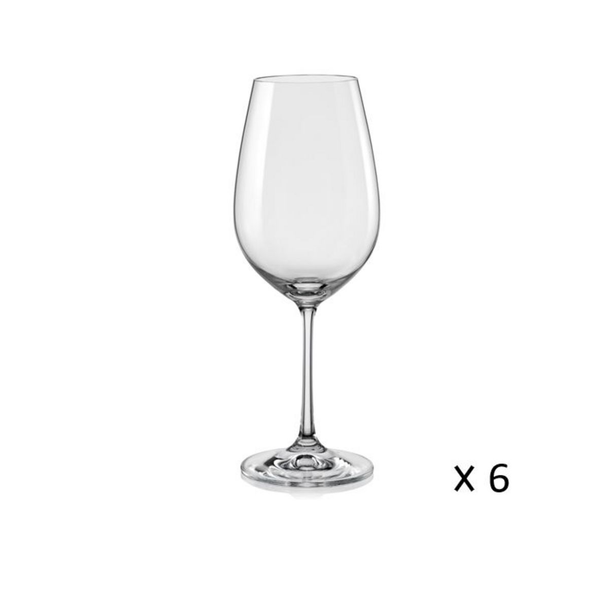 Lot de 6 verres à vin blanc Duras avec ligne 10 cl