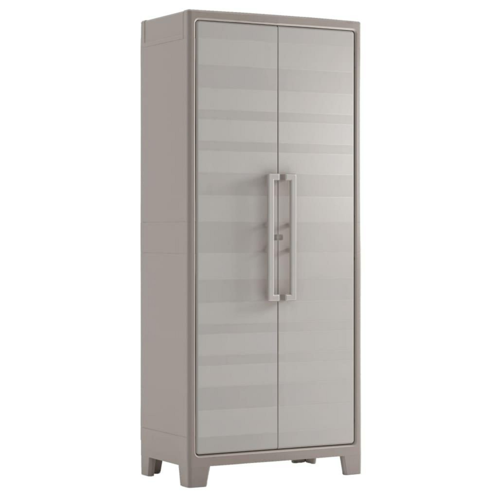 Keter Armoire de rangement d'extérieur polyvalente Planet Gris