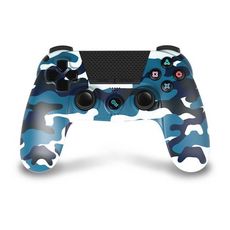PROXIMA Manette Bluetooth Camouflage Bleu PS4