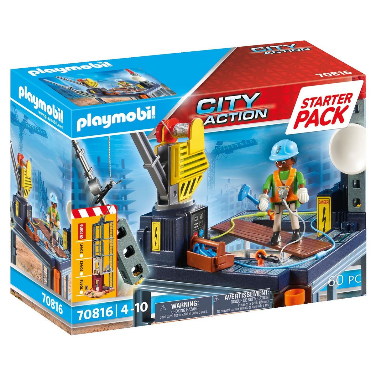 PLAYMOBIL 70907 - City Action - Starter Pack pompier et incendie pas cher 